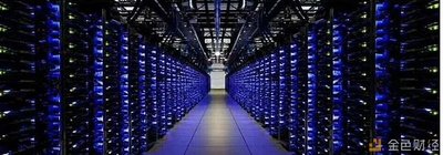 A large-scale cryptocurrency mining farm operating in a Middle Eastern country