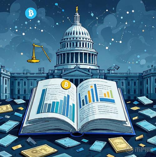 Conceptual image of Bitcoin mining represented by computer components and digital currency symbols